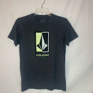 Volcom men’s cotton blend dark gray short sleeve T-shirt M